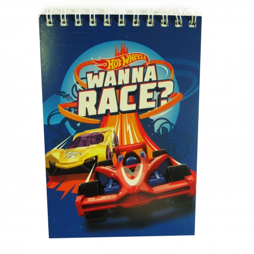 Блокнот "Hot Wheels", формат А6, 60 листов, на спирали, клетка 88766 Блокнот "Hot Wheels", формат А6, 60 листов, на спирали, клетка 88766