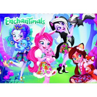 Покрытие на стол "Enchantimals", формат А4+, полипропилен, размеры 34*24 см 88795 Покрытие на стол "Enchantimals", формат А4+, полипропилен, размеры 34*24 см 88795