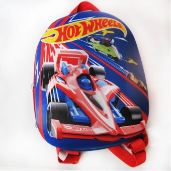 Рюкзак "Hot Wheels", 1 отделение, дошкольный, детский, передняя часть выполнена из формованного вспененного полимера, уплотненная спинка, одно отделе Рюкзак "Hot Wheels", 1 отделение, дошкольный, детский, передняя часть выполнена из формованного вспененного полимера, уплотненная спинка, одно отделе