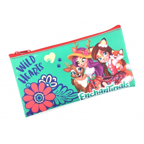 Пенал плоский "Enchantimals", размер 19*10 см, на молнии, полиэстер, 210 ден 88641 Пенал плоский "Enchantimals", размер 19*10 см, на молнии, полиэстер, 210 ден 88641