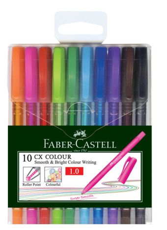 Роллер CX Color, в пласт. пенале, набор цветов, 10 шт. Роллер CX Color, в пласт. пенале, набор цветов, 10 шт.