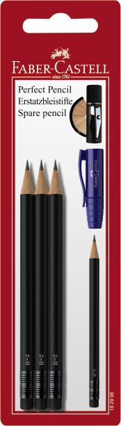 Чернографитовый карандаш PERFECT PENCIL, в блистере, 3 шт. Чернографитовый карандаш PERFECT PENCIL, в блистере, 3 шт.