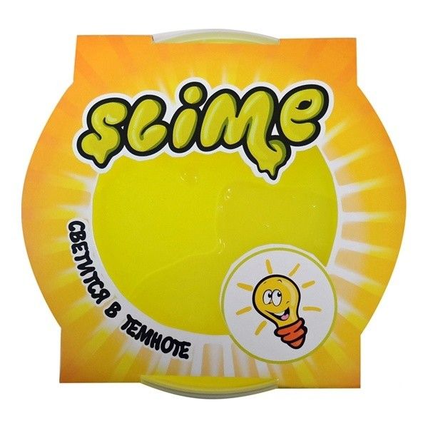

Игрушка ТМ "Slime "Mega", светится в темноте, желтый, 300 г.