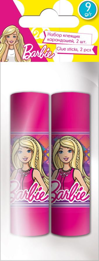 Клей на основе ПВА. Набор 2 шт. по 9 г.Размер: 12 х 5 х 2 см. Barbie Клей на основе ПВА. Набор 2 шт. по 9 г.Размер: 12 х 5 х 2 см. Barbie