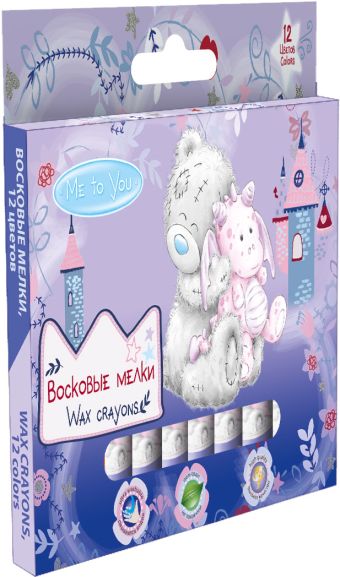 Восковые мелки. Набор 12 цв./12 шт. Размер: 12,5 х 13 см. Восковые мелки. Набор 12 цв./12 шт. Размер: 12,5 х 13 см.