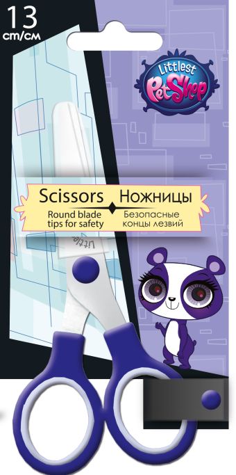 Ножницы. 13 см, 1 шт. в чехле.Размер: 16 х 8 х 1 см. Littlest Pet Shop Ножницы. 13 см, 1 шт. в чехле.Размер: 16 х 8 х 1 см. Littlest Pet Shop