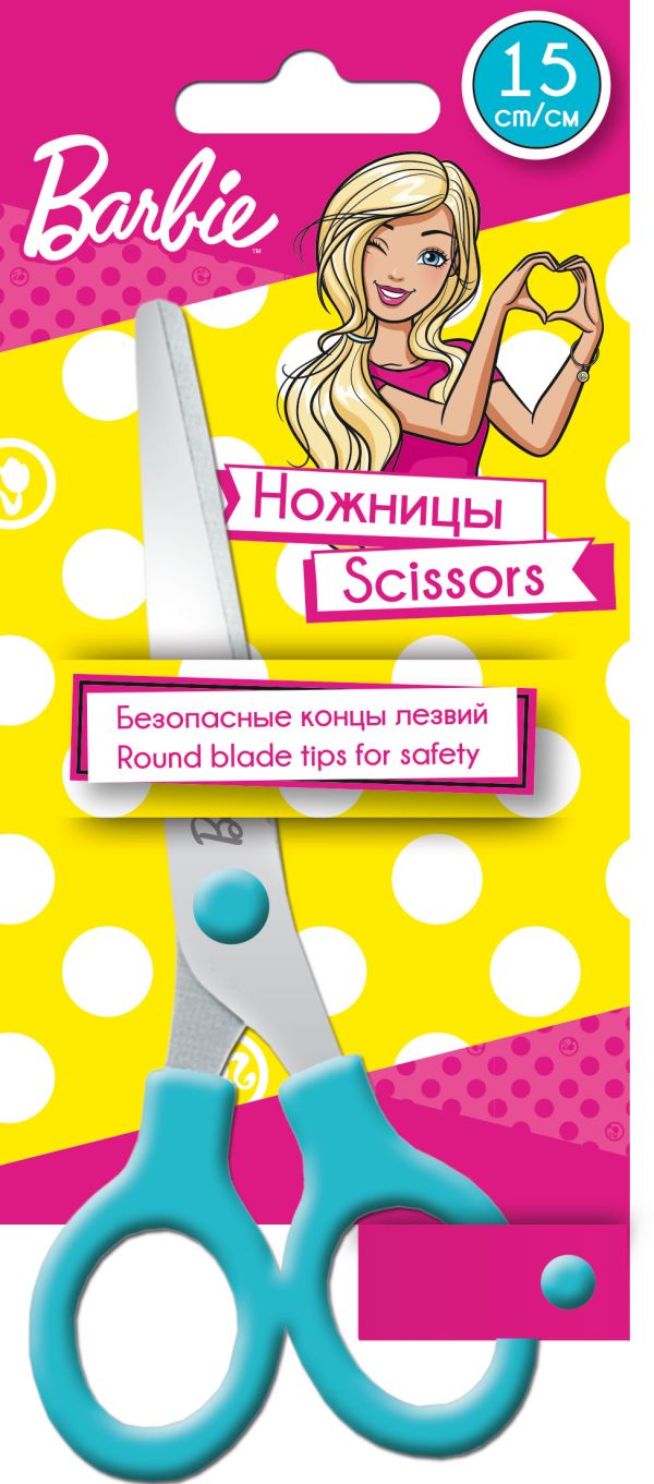 Ножницы. 15 см.Размер: 18 х 8 х 1 см. Barbie Ножницы. 15 см.Размер: 18 х 8 х 1 см. Barbie
