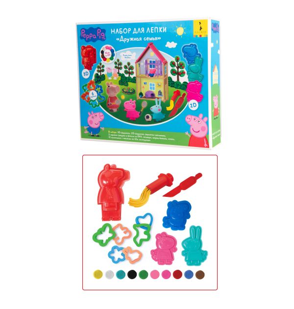 

Набор для лепки "Дружная семья",33 см,TM Peppa Pig