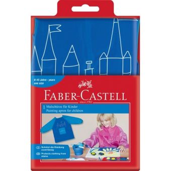 Детский фартук Faber-Castell, в инд. Упаковке, синий Детский фартук Faber-Castell, в инд. Упаковке, синий
