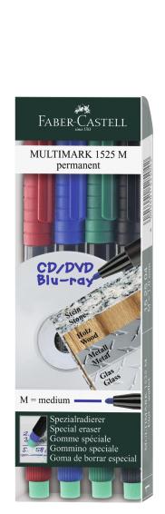 Капиллярная ручка MULTIMARK для письма на CD, перманентная, 1,0мм, в блистере, 4 шт. Капиллярная ручка MULTIMARK для письма на CD, перманентная, 1,0мм, в блистере, 4 шт.
