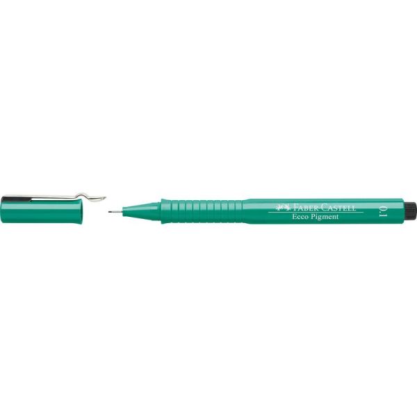 Капиллярные ручки ECCO PIGMENT, 0,1мм, в картонной коробке, 10 шт., зеленый Капиллярные ручки ECCO PIGMENT, 0,1мм, в картонной коробке, 10 шт., зеленый