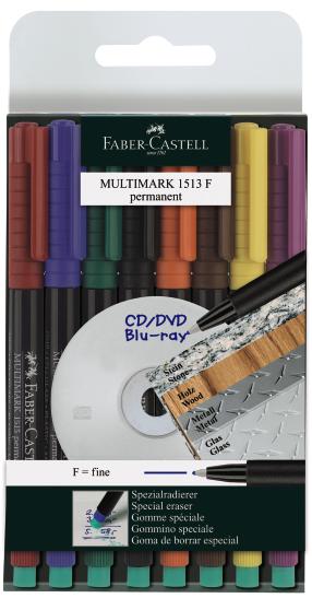 Капиллярные ручки MULTIMARK для письма на CD, перманентные, 0,6мм, набор цветов, в блистере, 8 шт. Капиллярные ручки MULTIMARK для письма на CD, перманентные, 0,6мм, набор цветов, в блистере, 8 шт.
