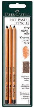 Пастельные карандаши PITT® PASTEL и PITT® MONOCHROME PASTEL, кроваво-красный/цвет сепии, в блистере, 3 шт. Пастельные карандаши PITT® PASTEL и PITT® MONOCHROME PASTEL, кроваво-красный/цвет сепии, в блистере, 3 шт.
