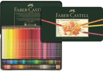 Цветные карандаши POLYCHROMOS®, набор цветов, в металлической коробке, 120 шт. Цветные карандаши POLYCHROMOS®, набор цветов, в металлической коробке, 120 шт.