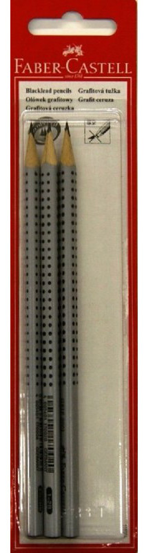Чернографитовый карандаш GRIP 2001, твердость HB, H, 2B, в блистере, 3 шт. Чернографитовый карандаш GRIP 2001, твердость HB, H, 2B, в блистере, 3 шт.