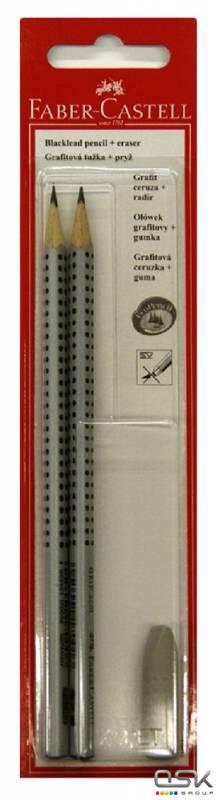 Чернографитовый карандаш GRIP 2001, твердость HB/B, ластик-колпачок, в блистере, 2 шт.+1шт. Чернографитовый карандаш GRIP 2001, твердость HB/B, ластик-колпачок, в блистере, 2 шт.+1шт.