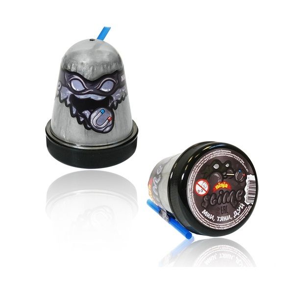 

Игрушка ТМ "Slime "Ninja", серебряный, 130 г,магнитится