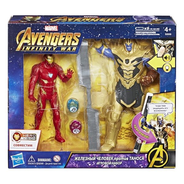AVENGERS Игровой набор Танос и Железный Человек. AVENGERS
