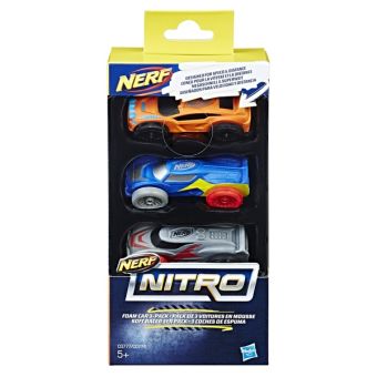 NERF Игрушка машинки НЁРФ НИТРО 3 штуки NERF Игрушка машинки НЁРФ НИТРО 3 штуки NERF