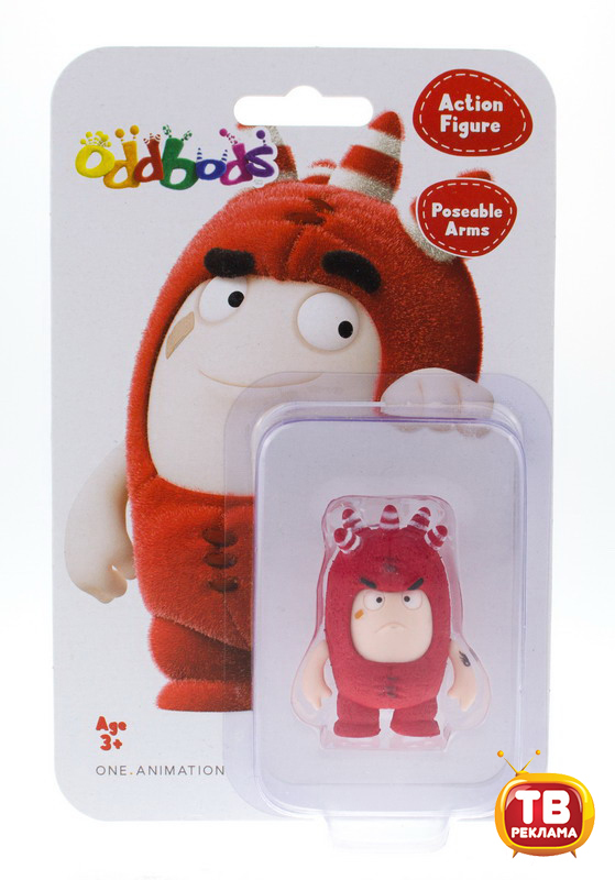 Фигурка Oddbods (Чуддики) в блистере, Фьюз, 5,5 см Фигурка Oddbods (Чуддики) в блистере, Фьюз, 5,5 см