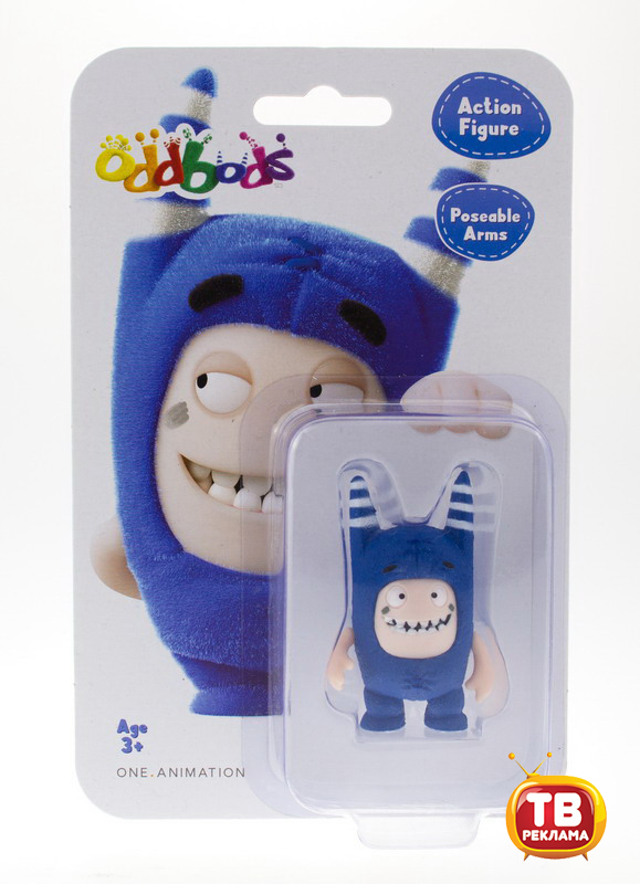 Фигурка Oddbods (Чуддики) в блистере, Пого, 5,5 см Фигурка Oddbods (Чуддики) в блистере, Пого, 5,5 см