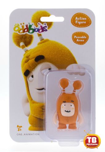 Фигурка Oddbods (Чуддики) в блистере, Слик, 5,5 см Фигурка Oddbods (Чуддики) в блистере, Слик, 5,5 см