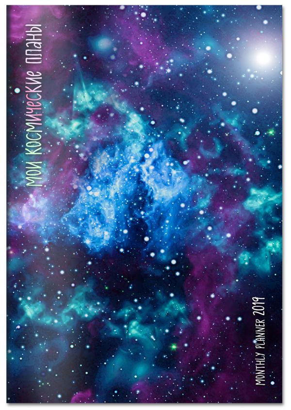Мои космические планы. Monthly Planner 2019 Мои космические планы. Monthly Planner 2019
