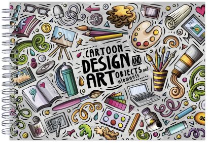 Design Art. Альбом для рисования (формат А4, офсет 160 гр., 50 страниц, евроспираль) - фото 1