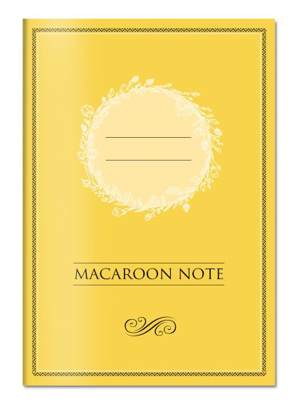 Блокнот с цветными страницами (лимон, мягкая обложка, линовка, на скобе) - фото 3