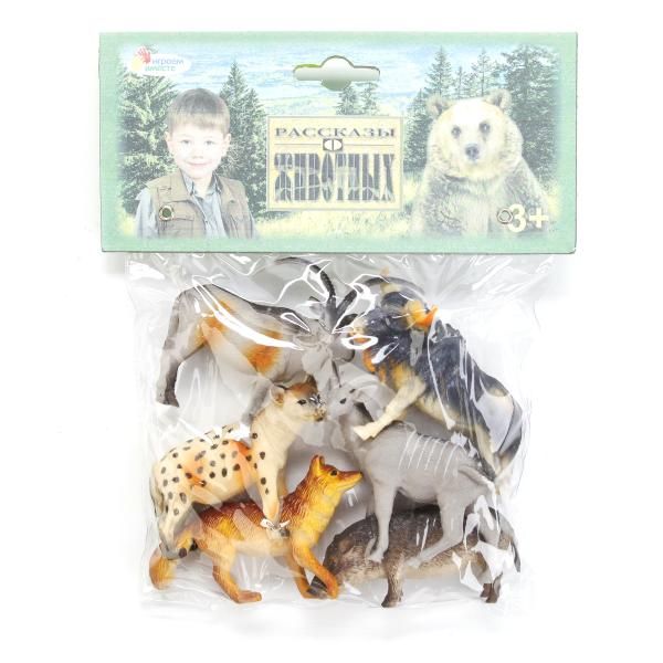 

ДИКИЕ ЖИВОТНЫЕ ЛЕСА "ИГРАЕМ ВМЕСТЕ" 6 АСС. 3" ПАКЕТ С ХЕДЕРОМ, НАБОР в кор.48шт