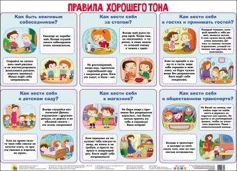 

ПЛАКАТ. ПРАВИЛА ХОРОШЕГО ТОНА