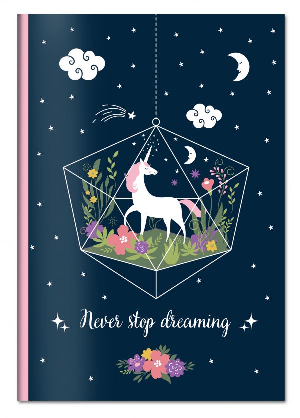 Тетрадь. Единороги (never stop dreaming, Fixprice) Тетрадь. Единороги (never stop dreaming, Fixprice)