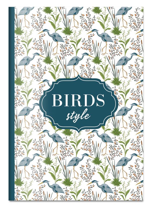 Тетрадь. Birds style (цапли в камыше, Fixprice) Тетрадь. Birds style (цапли в камыше, Fixprice)
