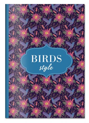 Тетрадь. Birds style (колибри в цветах, Fixprice) Тетрадь. Birds style (колибри в цветах, Fixprice)