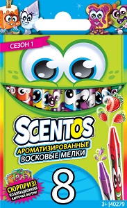 

8 ароматизированных восковых мелков