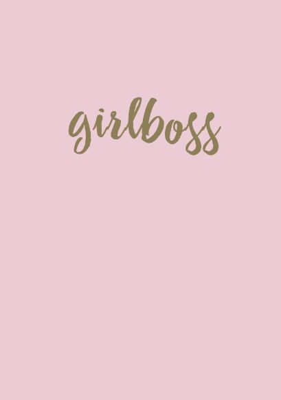 Girl Boss. Блокнот (мягкая обложка, золотое тиснение, 64 страницы) - фото 1