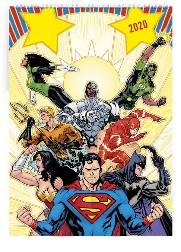 Вселенная DC Comics. Календарь настенный-постер на 2020 год (315х440 мм)