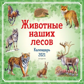 Детский календарь на 2021 год «Животные наших лесов» снегирев г звери наших лесов