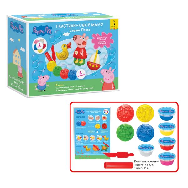

Свинка Пеппа. Пластилиновое мыло, 19 см. ТМ Peppa Pig