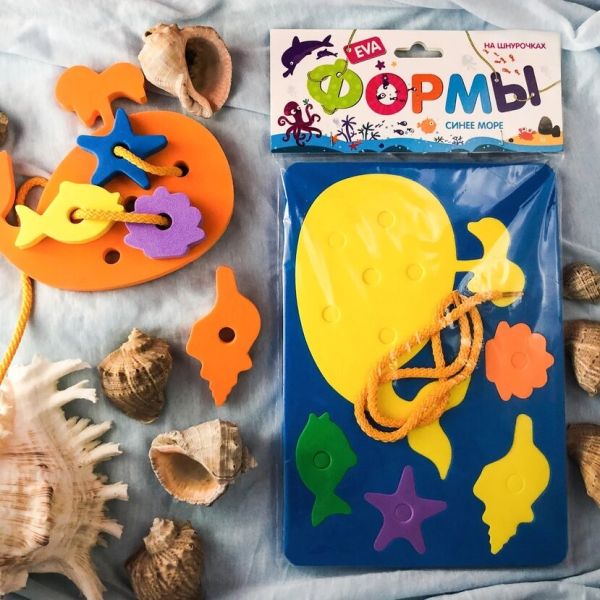

Формы на шнурочках. Синее море