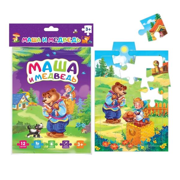 

Мягкие пазлы. Маша и медведь