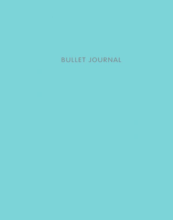 Книга для записей Bullet Journal, 60 листов, бирюзовая