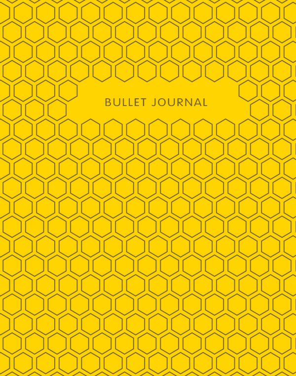 Книга для записей Bullet Journal, 60 листов, желтая
