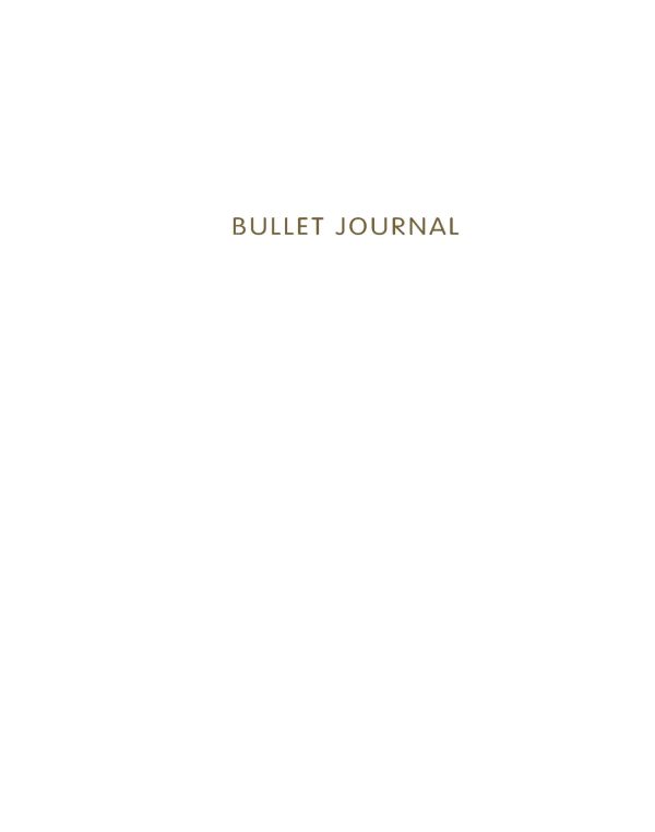 Книга для записей Bullet Journal, 60 листов, белая