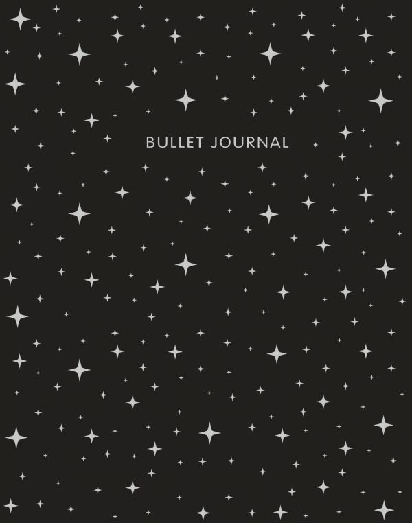 Книга для записей Bullet Journal, 60 листов, черная