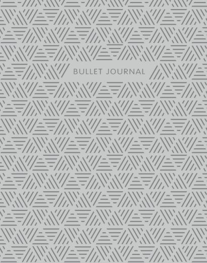 Книга для записей Bullet Journal, 60 листов, стальная - фото 1