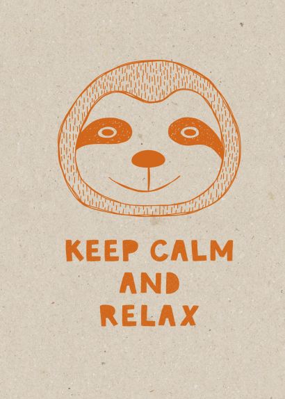 Тетрадь общая Keep calm and relax, А5, 48 листов - фото 1