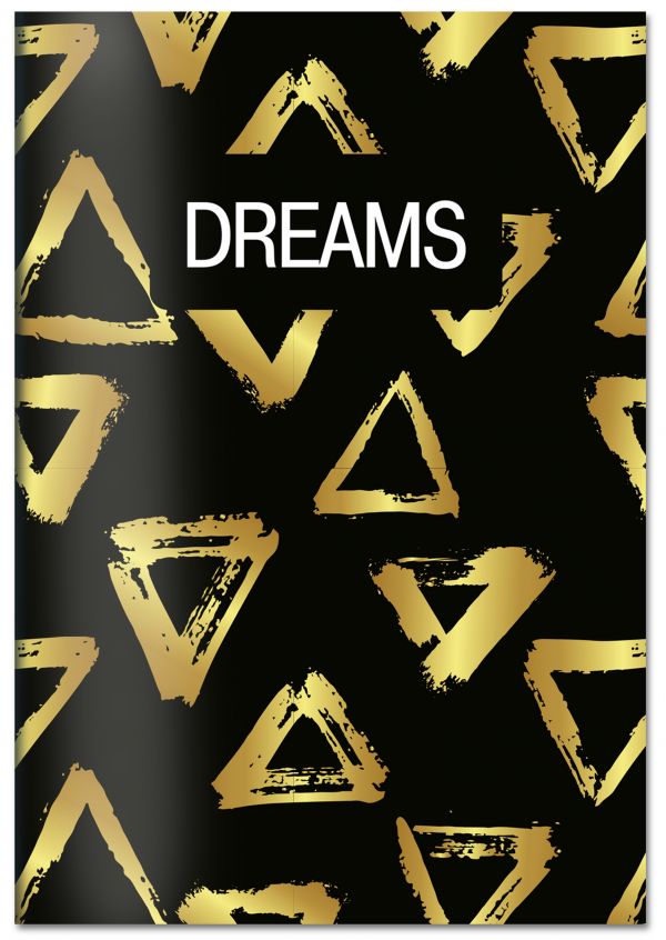 

Dreams. Тетрадь студенческая (В5, зол. фольга, 40 л.)