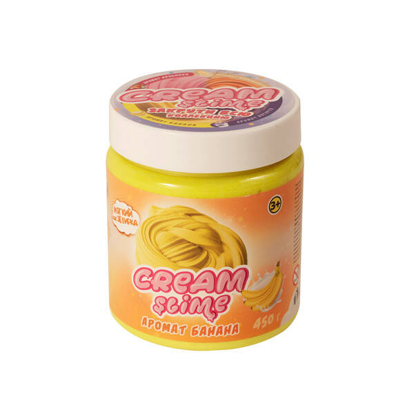 Cream-Slime с ароматом банана, 450 г.