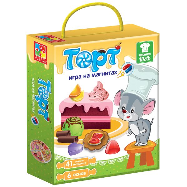 

Игра магнитная Крошка Шеф "Торт"